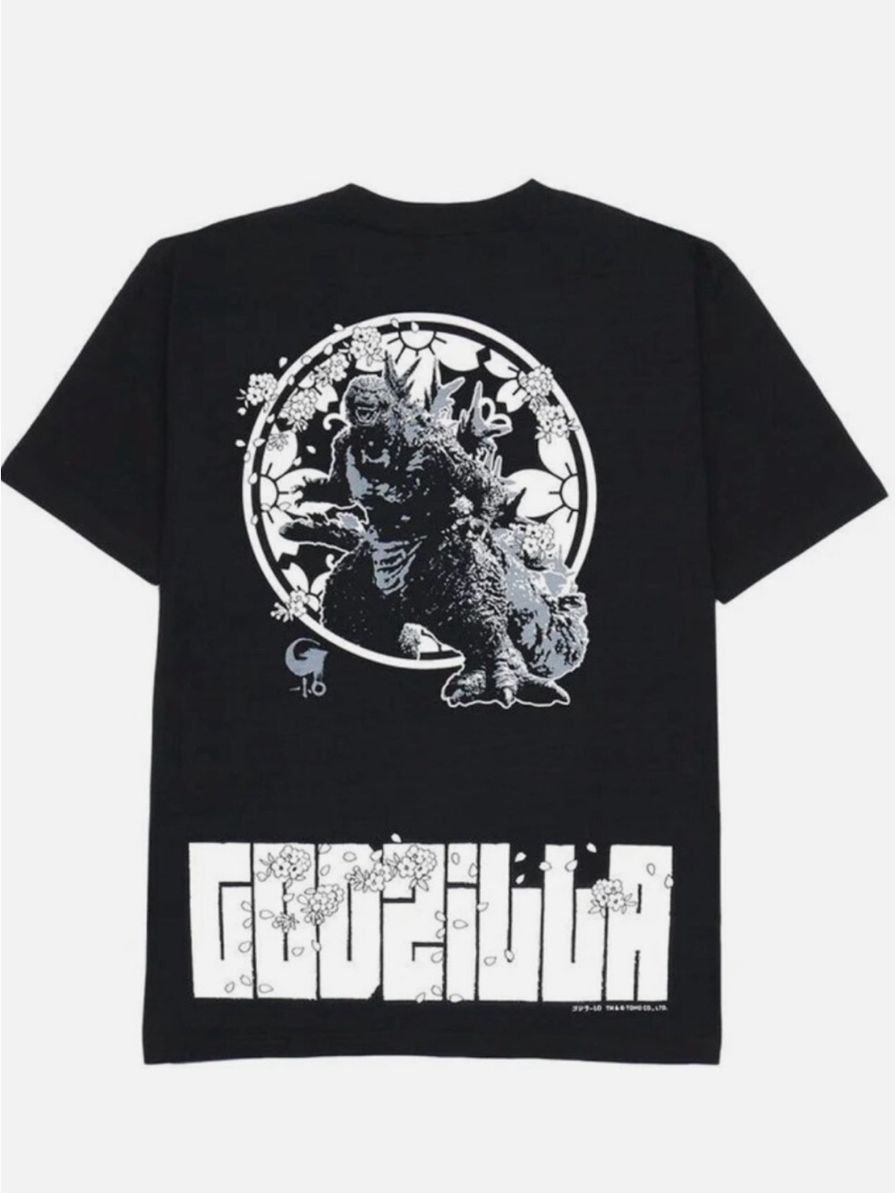 Godzilla Graphic Black Tee - Casual Men’s Shirt